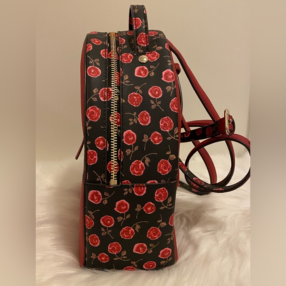 PRACTICALLY NEW: AUTHENTIC KATE SPADE LAUREL HAZY SAMMY ROSE FLORAL BACKPACK - Picture 3 of 15